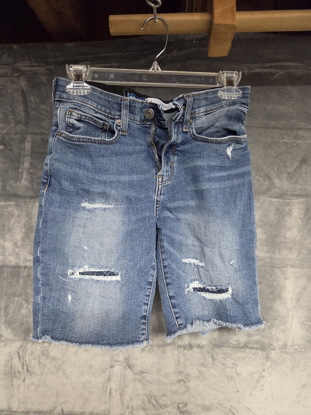 Old Navy Distressed Denim Shorts in Blue